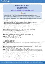 Đề thi giữa kì 1 KHTN Chân trời sáng tạo - Đề số 6